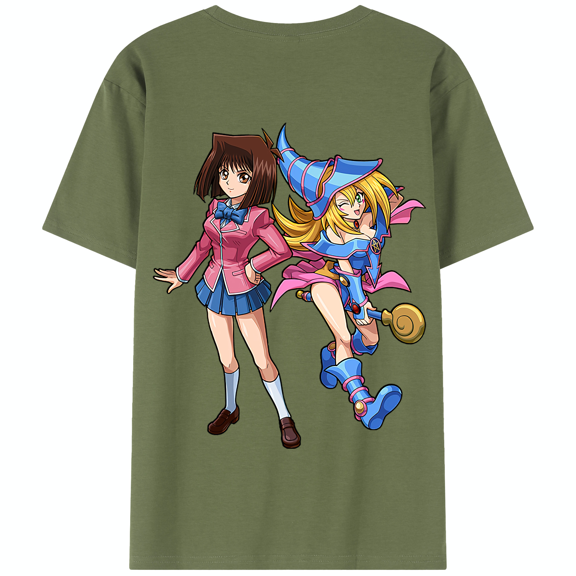 （画像用） 遊☆戯☆王 Yu-Gi-Oh! 綿100％半袖Tシャツ（背面プリント）